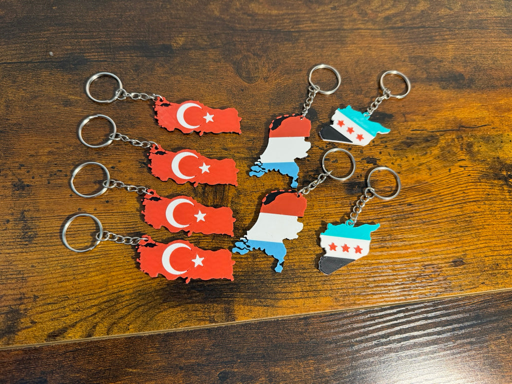 De Landen Sleutelhanger